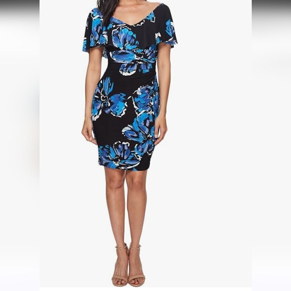Lauren Ralph Lauren Soft Knit Floral Dress. Country Club,Professional,Bold Flora